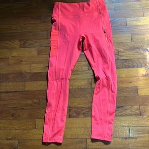 Fabletics Motion365 Leggings Neon Coral Size L